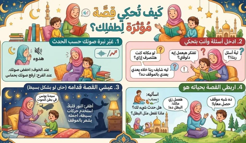 طب إزاي تقولي القصة بشكل مؤثر لطفلك؟