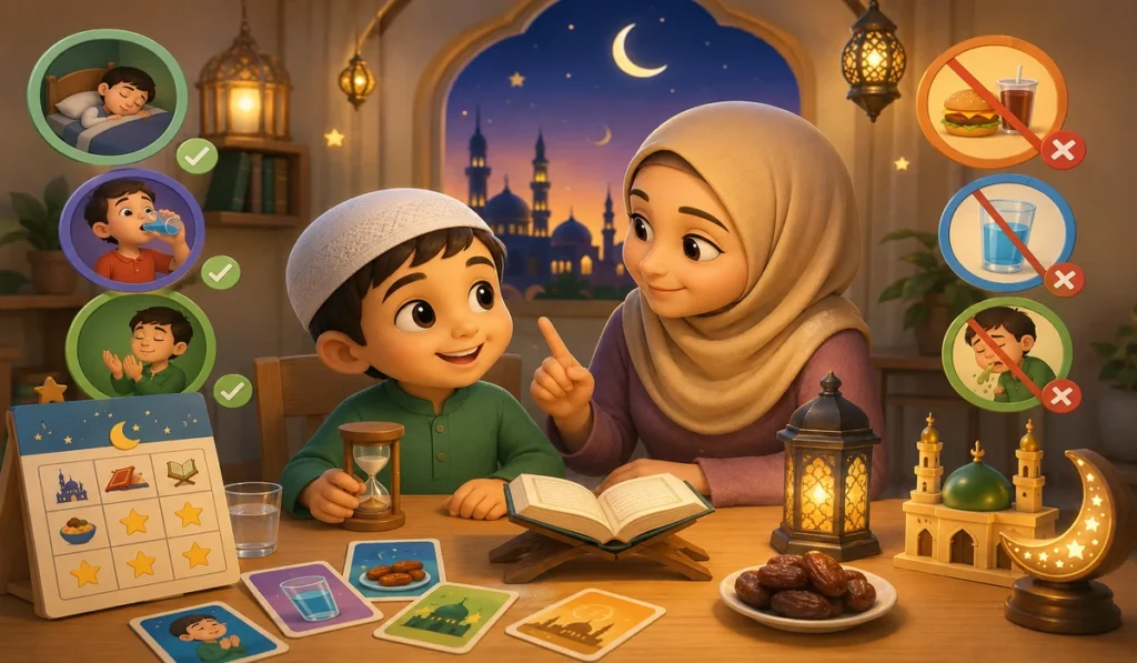 تعليم الصيام للأطفال