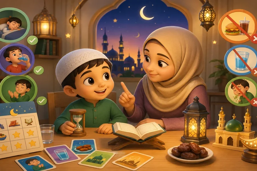 تعليم الصيام للأطفال
