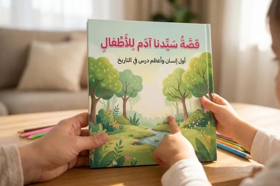 قصة سيدنا آدم للأطفال